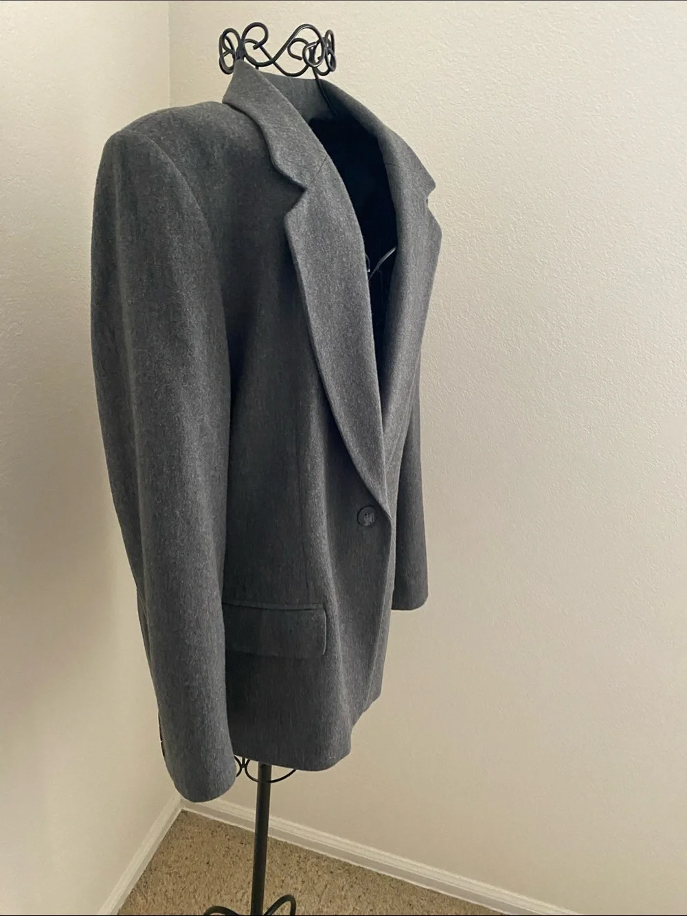 Vintage Pendleton Gray Women's Tailored Wool Blazer